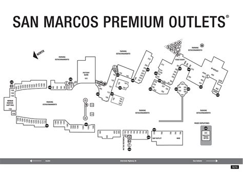 tanger outlet map san marcos